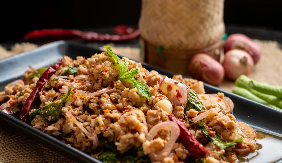 A Culinary Journey Through Laos: Traditional Dishes Larb, Khao Niaw, And Tam Mak Hoong